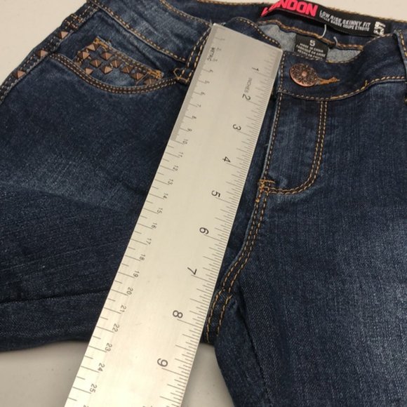 LIKE NEW BONGO LONDON LOW RISE SKINNY JEANS 6/28X32 ⭐ - Picture 10 of 14